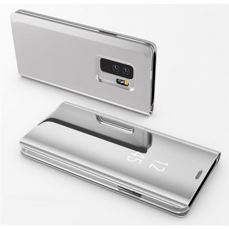Funda Libro Ventana Translucida Samsung Galaxy S9 Plus Gris