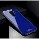 Funda Samsung Galaxy S9 Plus Silicone con trasera Cristal Templado Azul