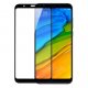 Protector Pantalla Cristal Negro Templado Xiaomi Redmi Note 5