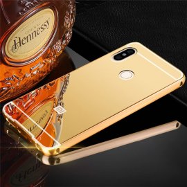 Bumper Xiaomi Redmi Note 5 Aluminio Dual Dorado