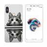 Funda Xiaomi Redmi Note 5 Gel Dibujo Gatito
