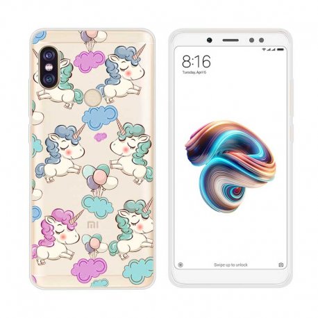Funda Xiaomi Redmi Note 5 Gel Dibujo Unicornio