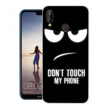 Funda Huawei P20 Lite Gel Dibujo Enfadado
