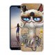 Funda Huawei P20 Lite Gel Dibujo Gato Feo
