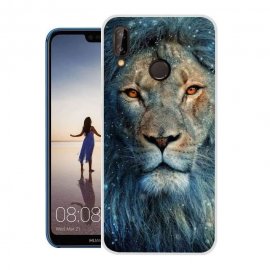 Funda Huawei P20 Lite Gel Dibujo Leon