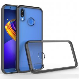 Funda Huawei P20 Lite Hybrid Transparente con bordes Negro