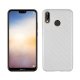 Funda Huawei P20 Lite TPU Fibra Carbono Blanca