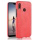 Carcasa Huawei P20 Lite Cuero Estilo Croco Roja