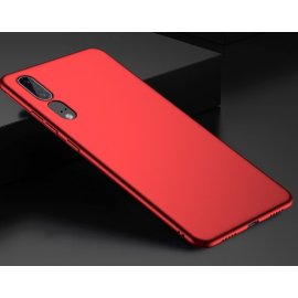 Funda Gel Huawei P20 Flexible y lavable Mate Roja