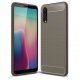 Funda Huawei P20 Gel Hybrida Cepillada Gris