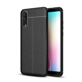 Funda Huawei P20 Tpu Cuero 3D Negra
