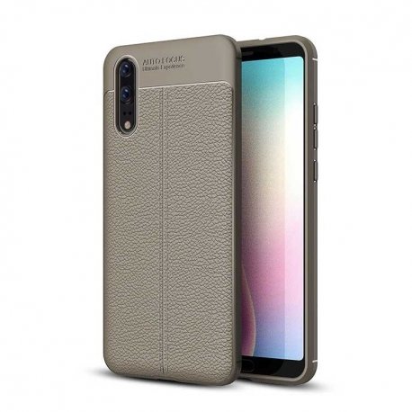 Funda Huawei P20 Tpu Cuero 3D Gris