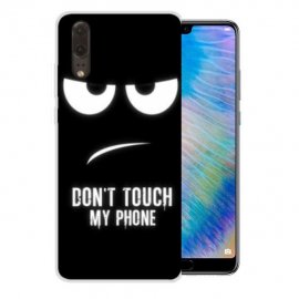 Funda Huawei P20 Gel Dibujo Enfadado