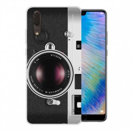 Funda Huawei P20 Gel Dibujo Camera