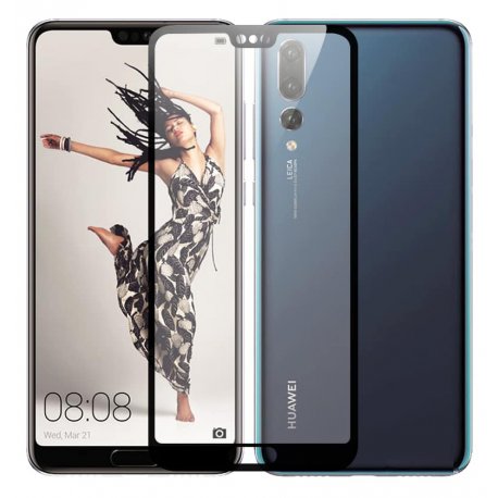 Protector Pantalla Cristal Templado Premium Huawei P20 Pro Negro