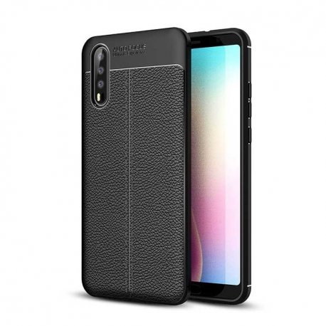 Funda Huawei P20 Pro Tpu Cuero 3D Negra