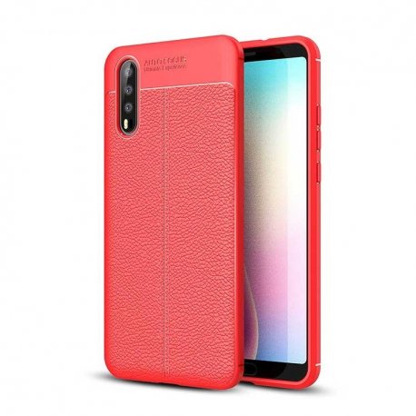 Funda Huawei P20 Pro Tpu Cuero 3D Roja
