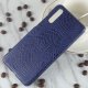 Carcasa Huawei P20 Cuero Estilo Croco Azul