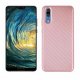 Funda Huawei P20 TPU Fibra Carbono Rosa