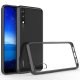 Funda Huawei P20 Hybrid Transparente con bordes Negro