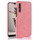 Carcasa Huawei P20 Pro Cuero Estilo Croco Rosa