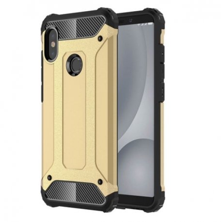 Funda Xiaomi Redmi Note 5 Pro Shock Resistante Dorada