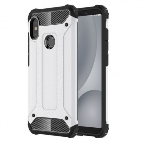 Funda Xiaomi Redmi Note 5 Pro Shock Resistante Plateada