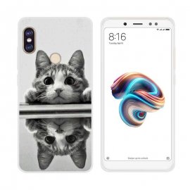 Funda Xiaomi Redmi Note 5 Pro Gel Dibujo Gatito