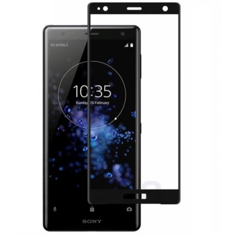 Protector Pantalla Cristal Templado Premium Sony Xperia XZ2 Negro