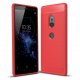 Funda Sony Xperia XZ2 Gel Hybrida Cepillada Roja