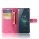 Funda cuero Flip Sony Xperia XZ2 Rosa