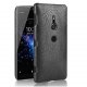 Carcasa Sony Xperia XZ2 Cuero Estilo Croco Negra