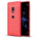 Funda Sony Xperia XZ2 Tpu Cuero 3D Roja