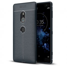 Funda Sony Xperia XZ2 Tpu Cuero 3D Azul