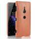Carcasa Sony Xperia XZ2 Cuero Estilo Croco Marron