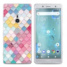 Funda Sony Xperia XZ2 Gel Dibujo Aquarela