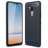 Funda LG G7 Gel Hybrida Cepillada Azul