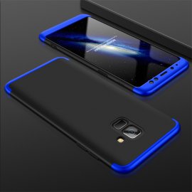 Funda 360 Samsung Galaxy A8 2018 Negra y Azul