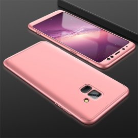Funda 360 Samsung Galaxy A8 Plus 2018 Rosa