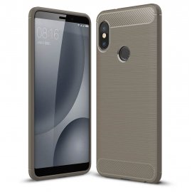 Funda Xiaomi Mi A2 Tpu 3D Cepillada Gris