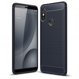 Funda Xiaomi Mi A2 Tpu 3D Cepillada Azul