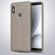 Funda Xiaomi Mi A2 Tpu Cuero 3D Gris