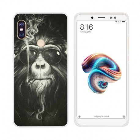 Funda Xiaomi Mi A2 Gel Dibujo Mono
