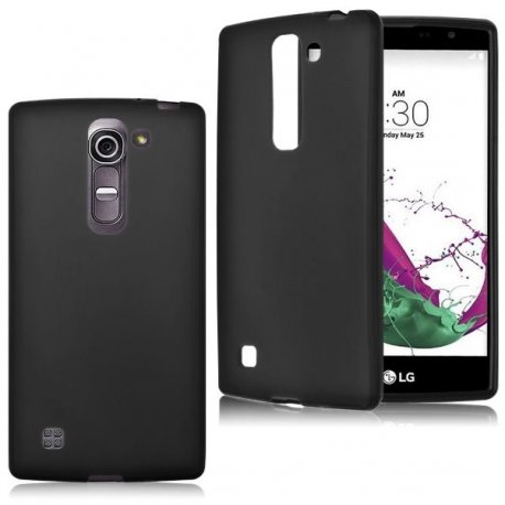 Funda LG G4c Gel Negra Doble Mate