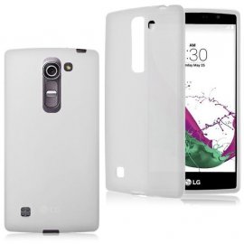 Funda LG G4c Gel Blanca Doble Mate