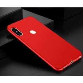 Funda Gel Xiaomi Note 5 Flexible y lavable Mate Roja