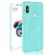 Carcasa Xiaomi Note 5 Cuero Estilo Croco Turquesa