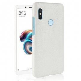 Carcasa Xiaomi Note 5 Cuero Estilo Croco Blanco