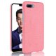 Carcasa Honor 10 Cuero Estilo Croco Rosa