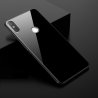 Funda Xiaomi MI 8 Silicone con trasera Cristal Templado Negra